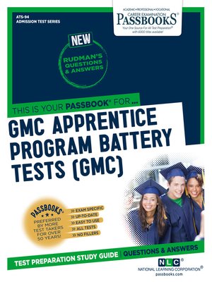 cover image of GMC APPRENTICE PROGRAM BATTERY TESTS (GMC)